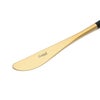 クチポール（Cutipol） ナウ/NAU ブラックマットゴールド デザートナイフ