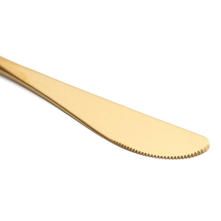 クチポール（Cutipol） ナウ/NAU ブラックマットゴールド デザートナイフ