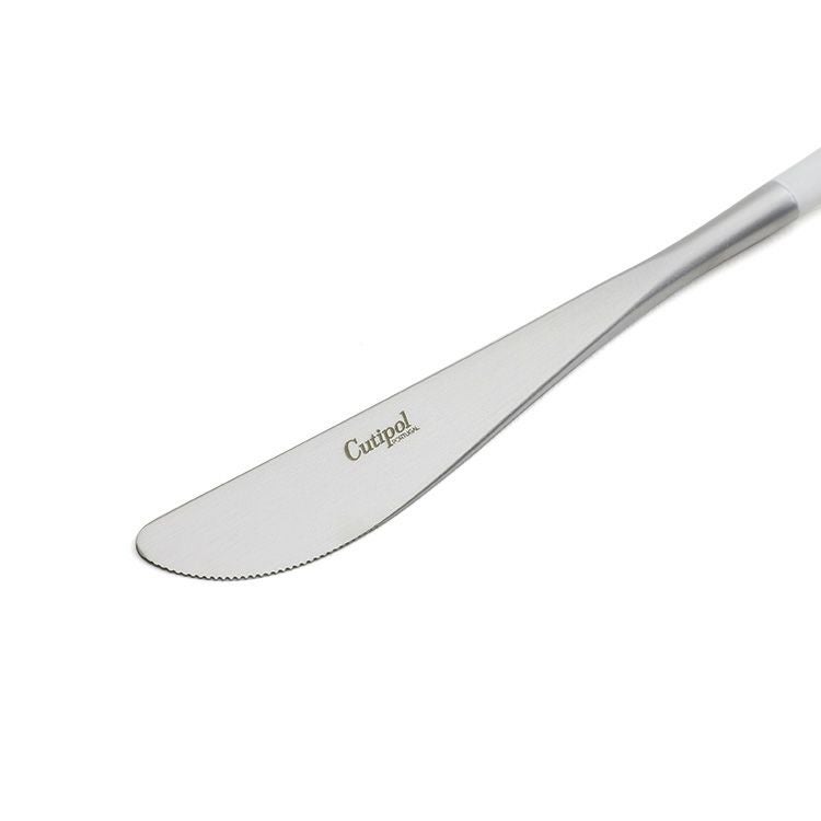 クチポール（Cutipol） ナウ/NAU ホワイト ディナーナイフ/テーブルナイフ