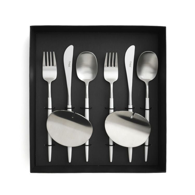 クチポール（Cutipol） ナウ/NAU ホワイト ディナー8点セット 化粧箱付