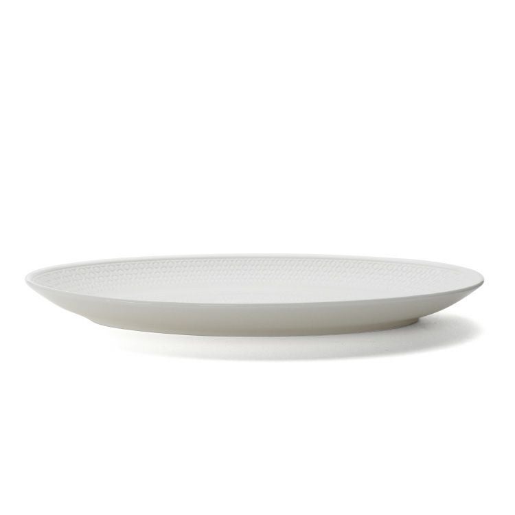 ウェッジウッド（WEDGWOOD） ジオ/Gio ホワイト オーバルディッシュプレート 26cm