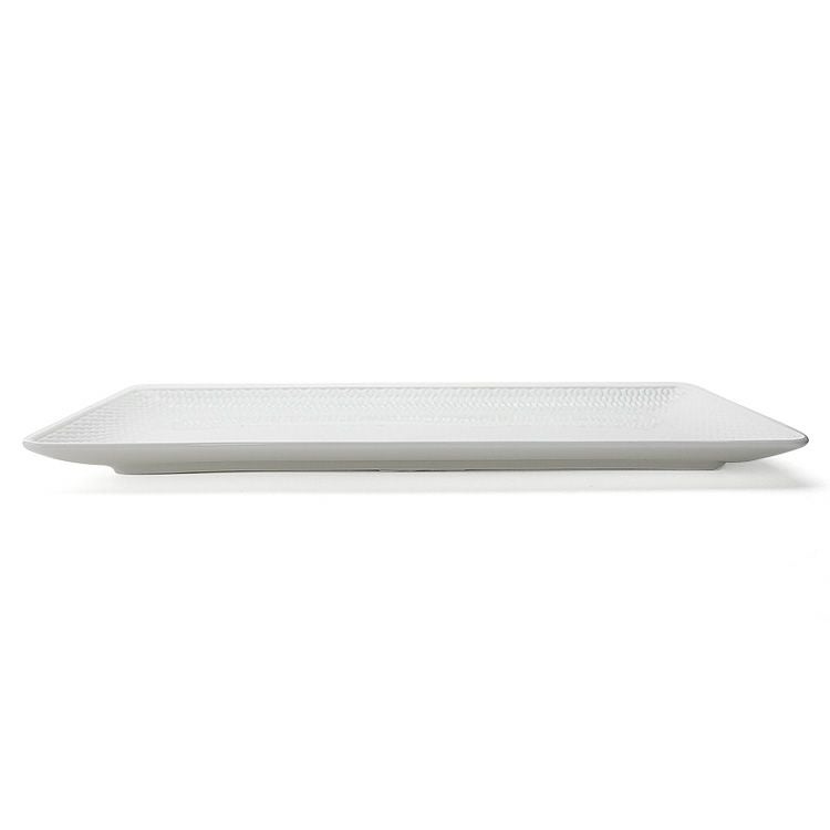ウェッジウッド（WEDGWOOD） ジオ/Gio ホワイト ロングトレイ 28cm