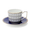 ウェッジウッド（WEDGWOOD） ルネッサンス ゴールド ブルー ティーカップ＆ソーサー 250mｌ