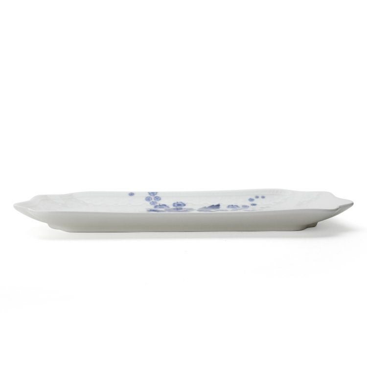 ウェッジウッド（WEDGWOOD） ストロベリー ブルーム インディゴ フィッシュディッシュ 25.5cm