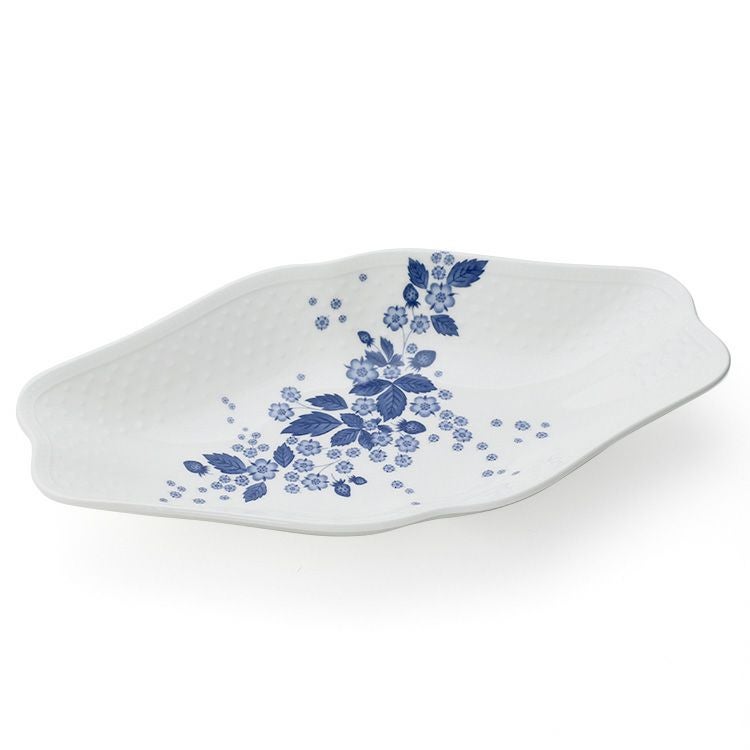 ウェッジウッド（WEDGWOOD） ストロベリー ブルーム インディゴ マルチディッシュ 31ｃｍ