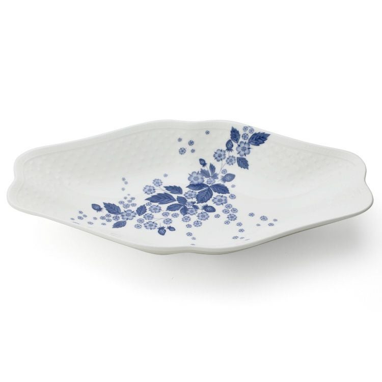 ウェッジウッド（WEDGWOOD） ストロベリー ブルーム インディゴ マルチディッシュ 31ｃｍ