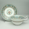 ウェッジウッド（WEDGWOOD） フロレンティーンターコイズ/Florentine Turquoise ティーカップ&ソーサー ピオニー