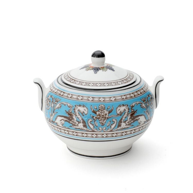 ウェッジウッド（WEDGWOOD） フロレンティーンターコイズ/Florentine Turquoise シュガーボックス