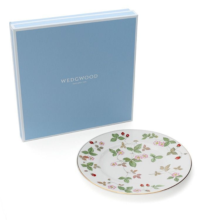 ウェッジウッド（WEDGWOOD） ワイルドストロベリー/Wild Strawberry ホワイト プレート 23cm