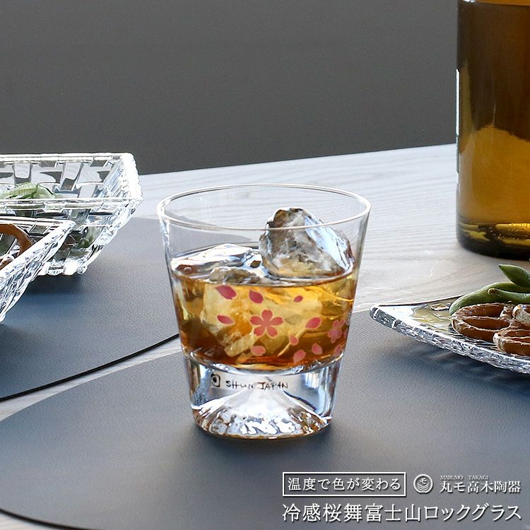 丸モ高木陶器 クリア 冷感 ロックグラス | soluno