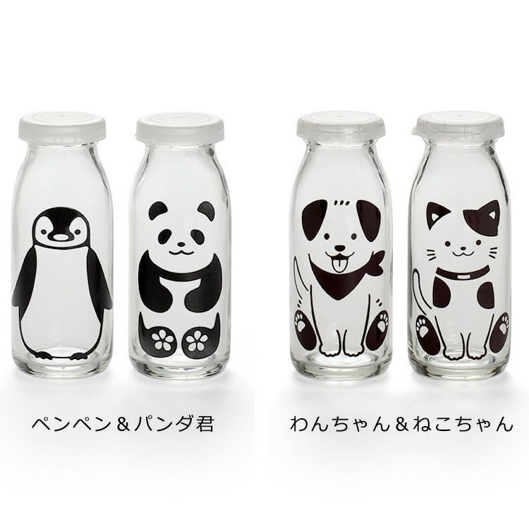 丸モ高木陶器 冷感 ミルクボトル スマイルグラス ペア