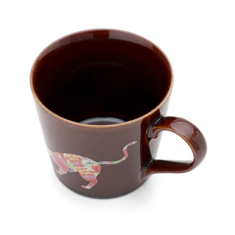 丸モ高木陶器 温感マグカップ 猫