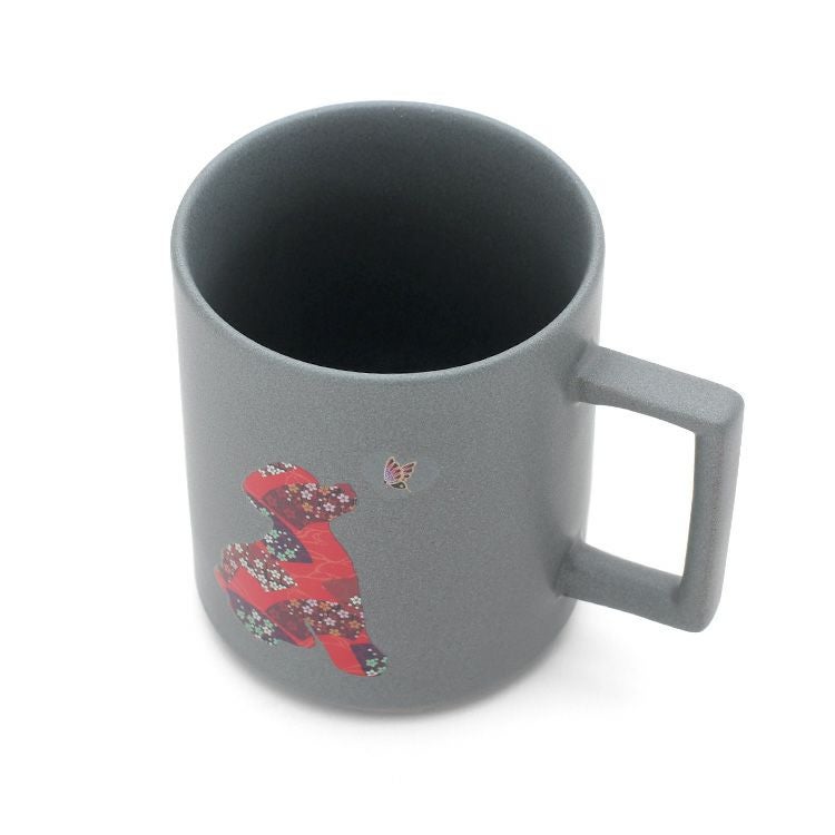 丸モ高木陶器 温感 マグカップ クールグレー