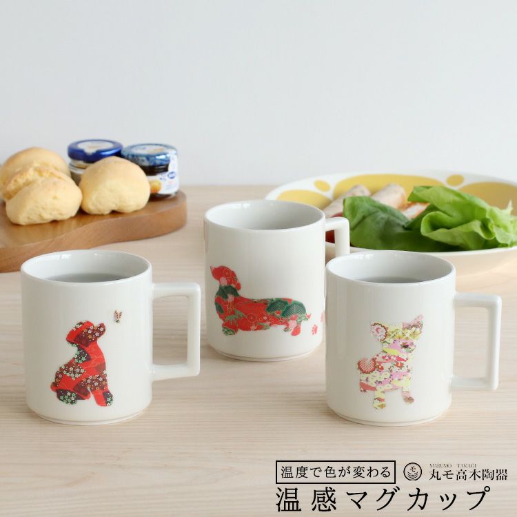 丸モ高木陶器 温感 マグカップ ニューボン