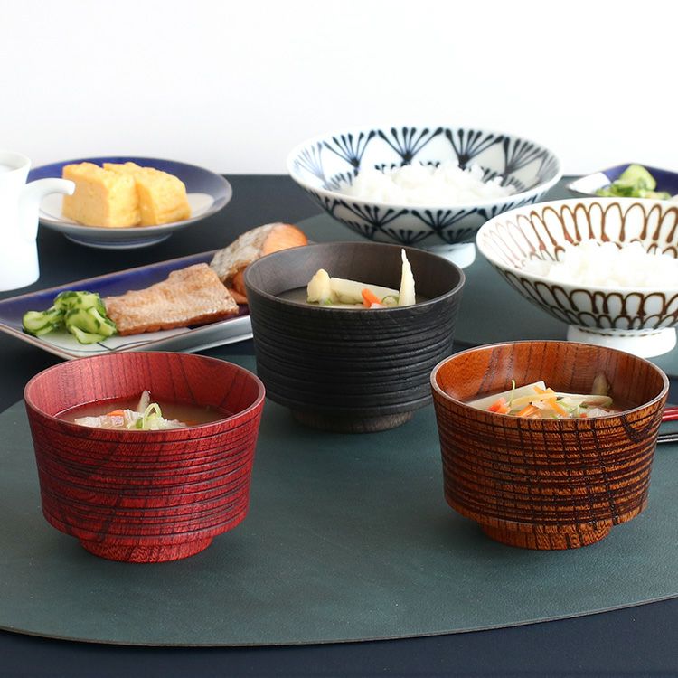 我戸幹男商店 加飾椀 乱筋