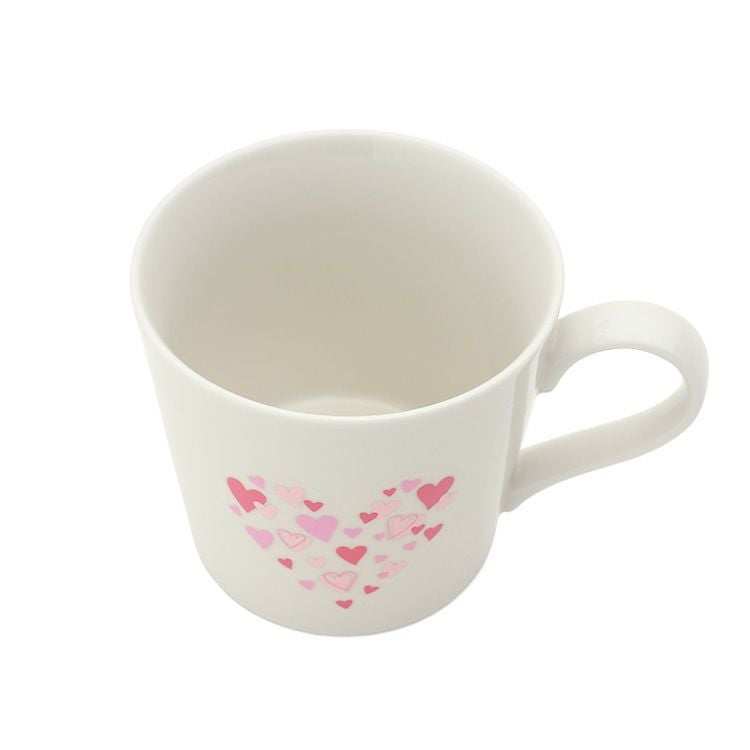 丸モ高木陶器 温感マグカップ ハート