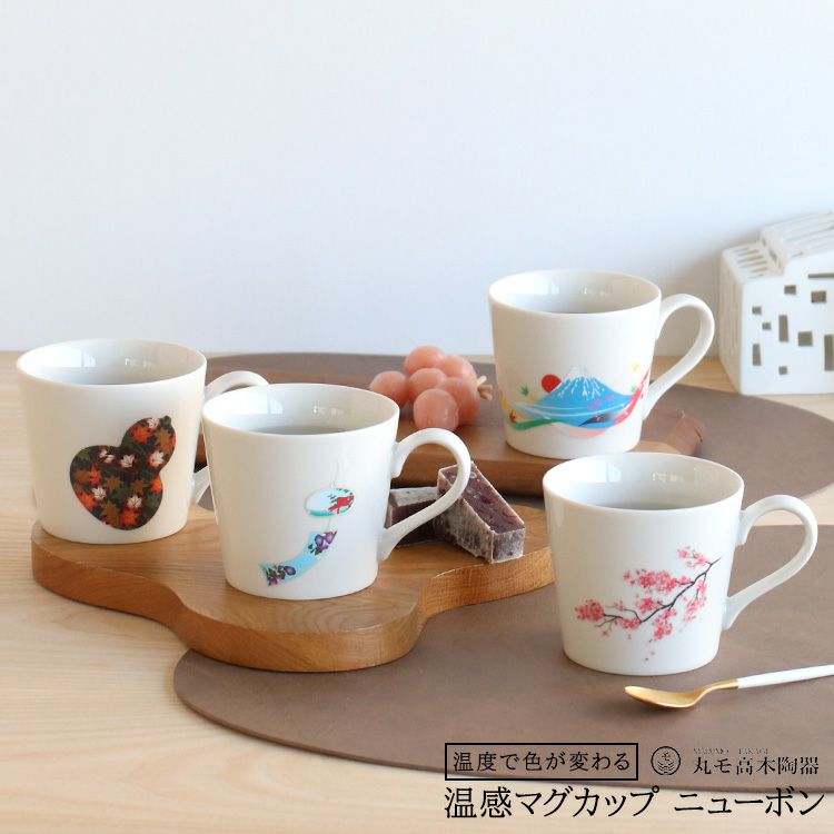 丸モ高木陶器 温感マグカップ