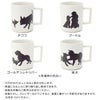 丸モ高木陶器 温感マグカップ 親子犬