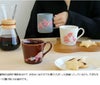 丸モ高木陶器 温感マグカップ 親子犬