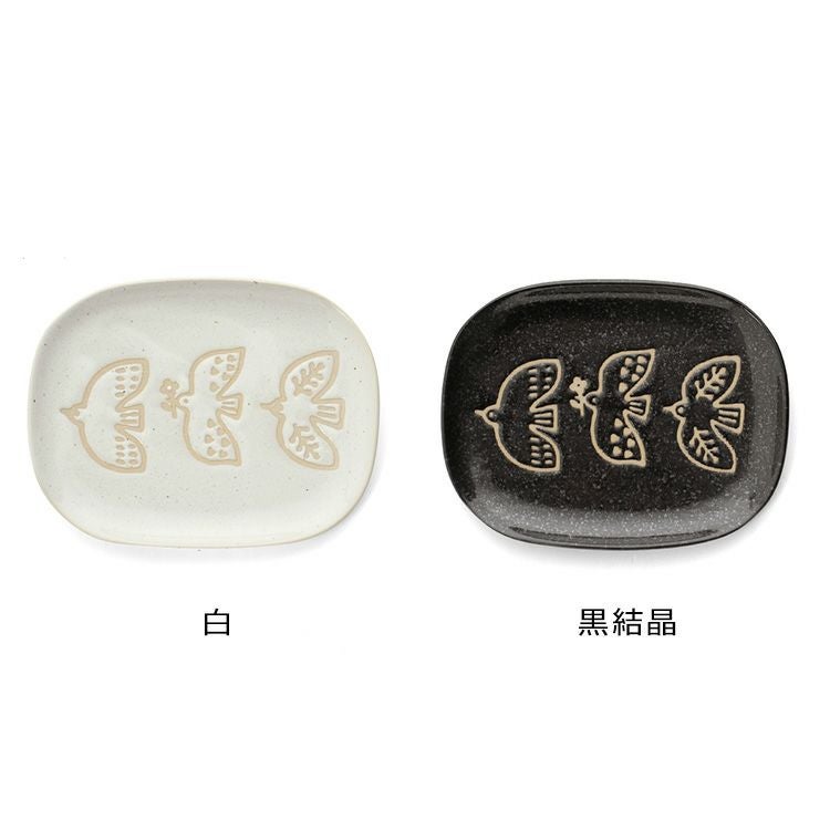 カネサン1893（KANESAN1893） トリトハ ナデ角中皿