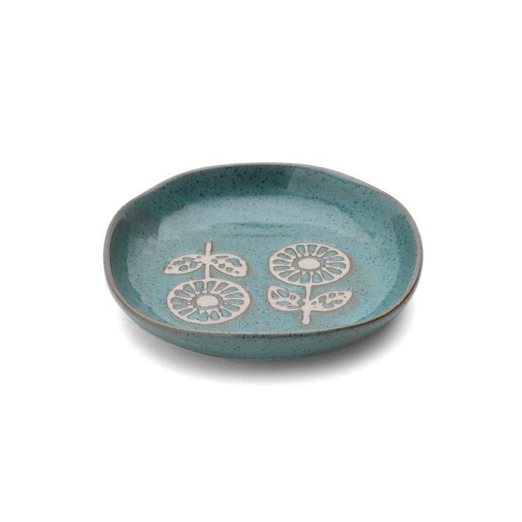 カネサン1893（KANESAN1893） ハナトハ ナデ角小皿