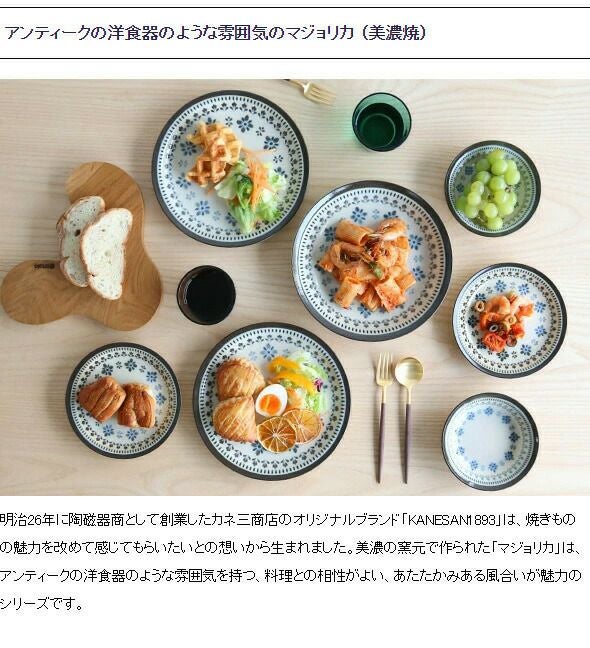 カネサン1893（KANESAN1893） マジョリカ 深皿