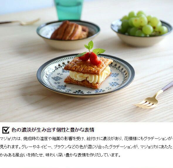 カネサン1893（KANESAN1893） マジョリカ 深皿