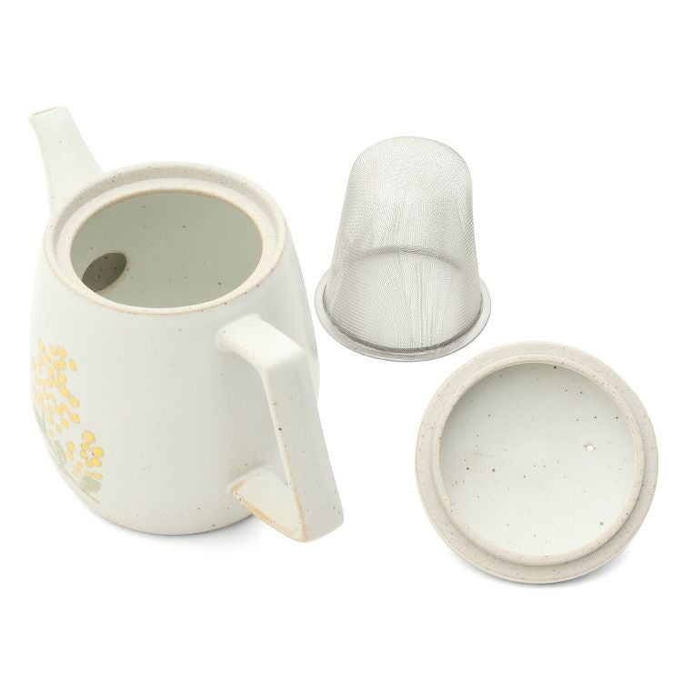 ビスク（BISQUE） ミモザ ワルツ ポット（茶こし付）