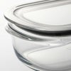 ライクイット（like-it） 調理ができる保存容器 M（3個組）＆トレーL