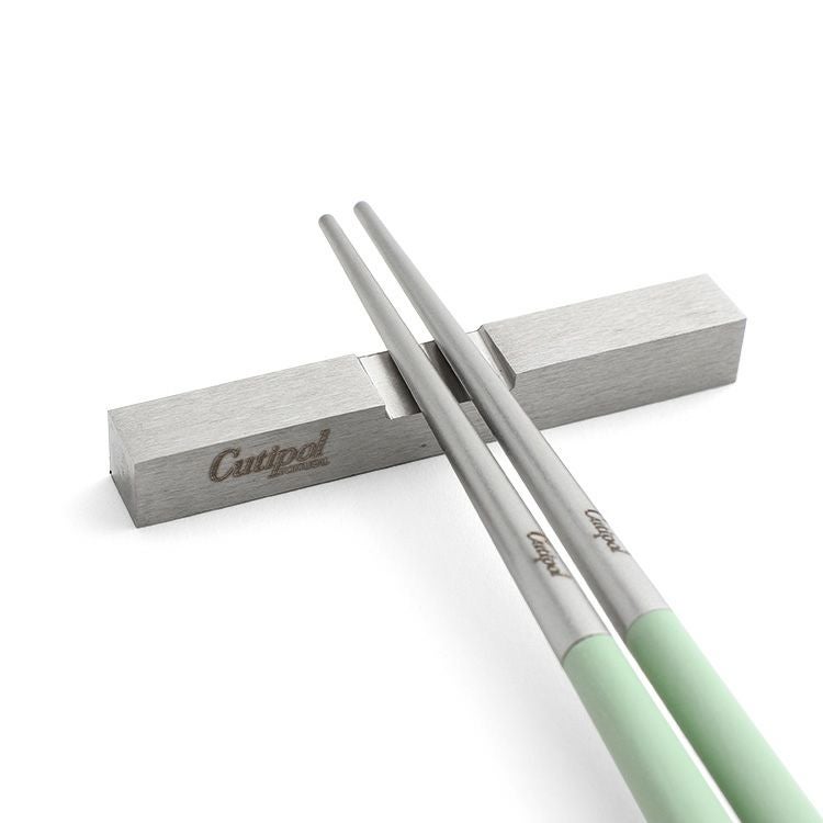 クチポール（Cutipol） クーベ/KUBE セラドン 箸 + 箸置きセット