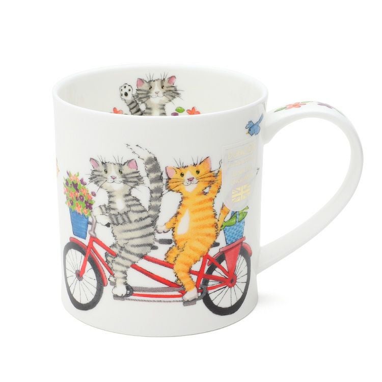 ダヌーン（Dunoon） マグカップ ORKNEY 自転車でお出かけだニャン