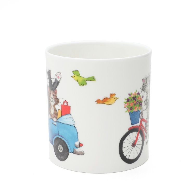 ダヌーン（Dunoon） マグカップ ORKNEY 自転車でお出かけだニャン