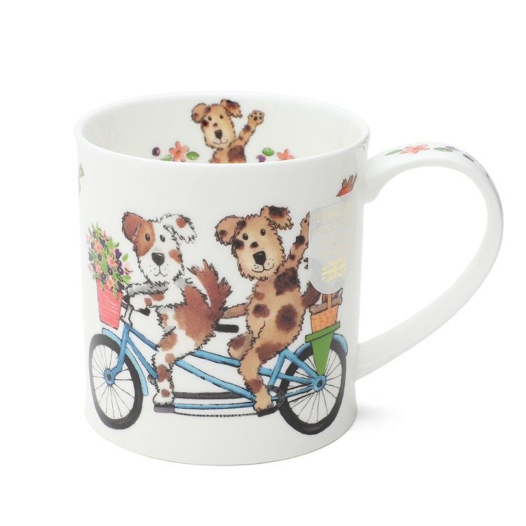 ダヌーン（Dunoon） マグカップ ORKNEY 自転車でお出かけだワン