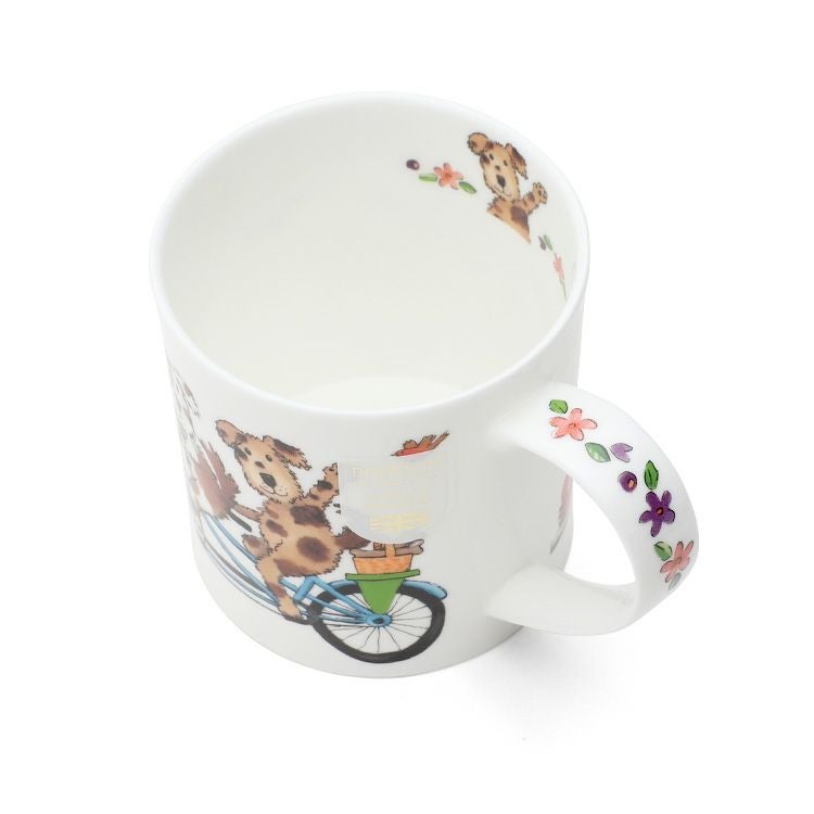 ダヌーン（Dunoon） マグカップ ORKNEY 自転車でお出かけだワン