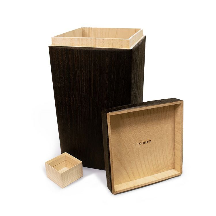 キリフト（KIRIFT） ライスストッカー/RICE STOCKER 焼桐 国産桐 米びつ 10kg