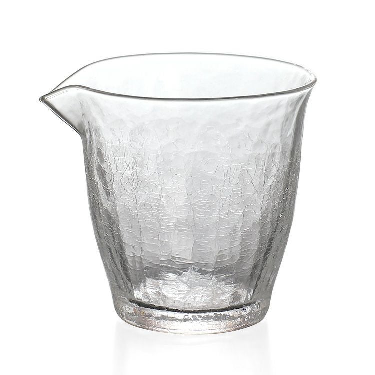 藍花×田島硝子 雪化粧 冷酒セット （片口1個、ぐい呑2個）