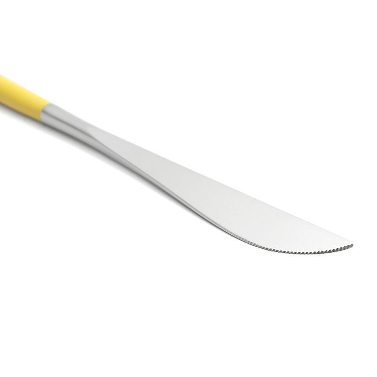 クチポール（Cutipol） ゴア/GOA イエロー ディナーナイフ/テーブルナイフ