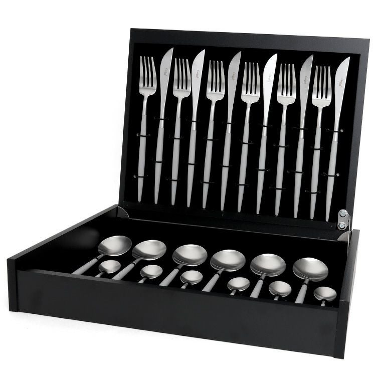 クチポール（Cutipol） ゴア/GOA ライトグレー ディナー24点セット