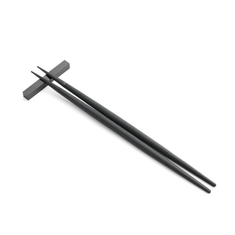 クチポール（Cutipol） ゴア/GOA オールブラック 箸 + 箸置きセット