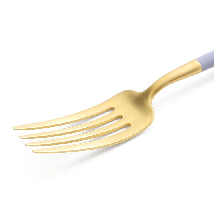 クチポール（Cutipol） ゴア/GOA バイオレットマットゴールド デザートフォーク