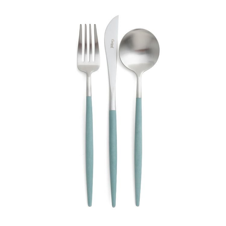 クチポール（Cutipol） ゴア/GOA ブルーセージ ディナー3点セット