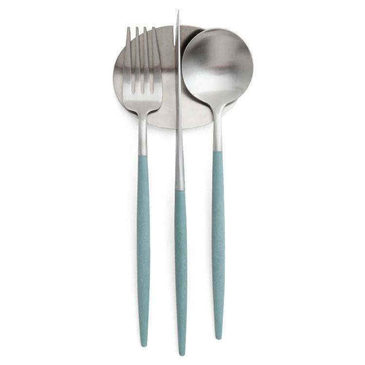 クチポール（Cutipol） ゴア/GOA ブルーセージ ディナー3点＆カトラリーレスト1点