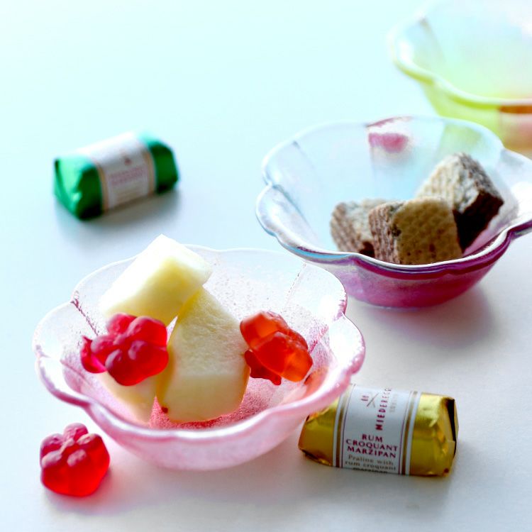 藍花×岩澤硝子 小鉢 3色セット